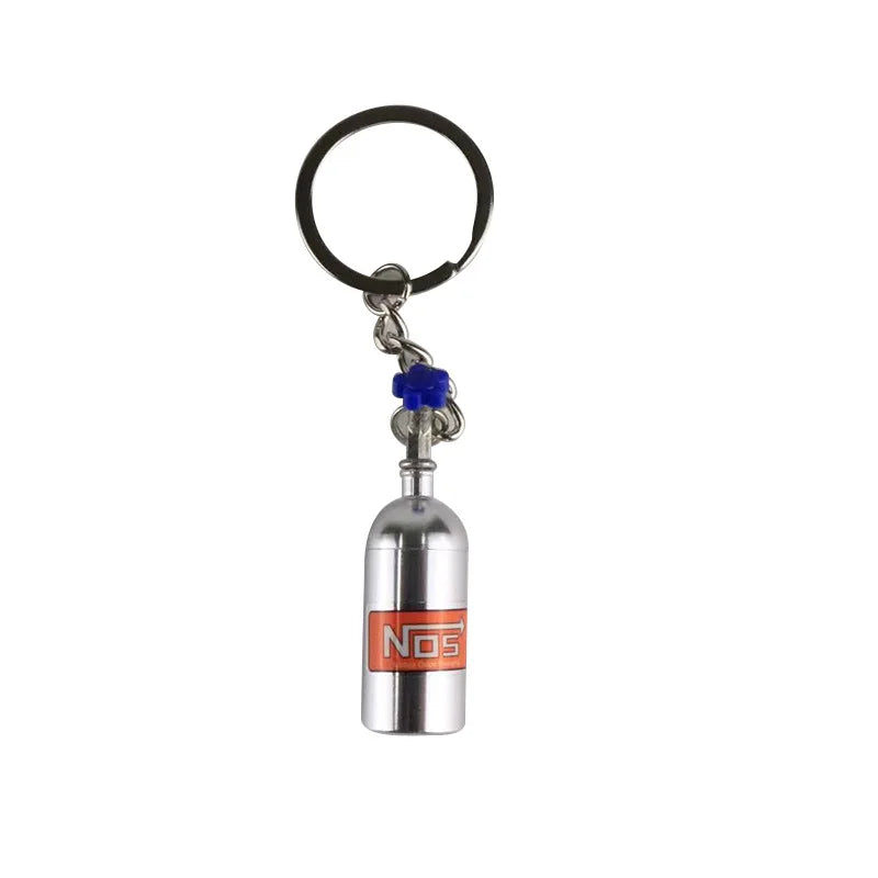 Mini NOS Nitrogen Bottle Keychains