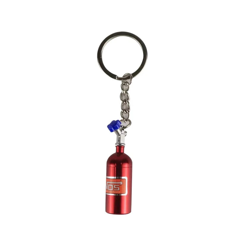 Mini NOS Nitrogen Bottle Keychains