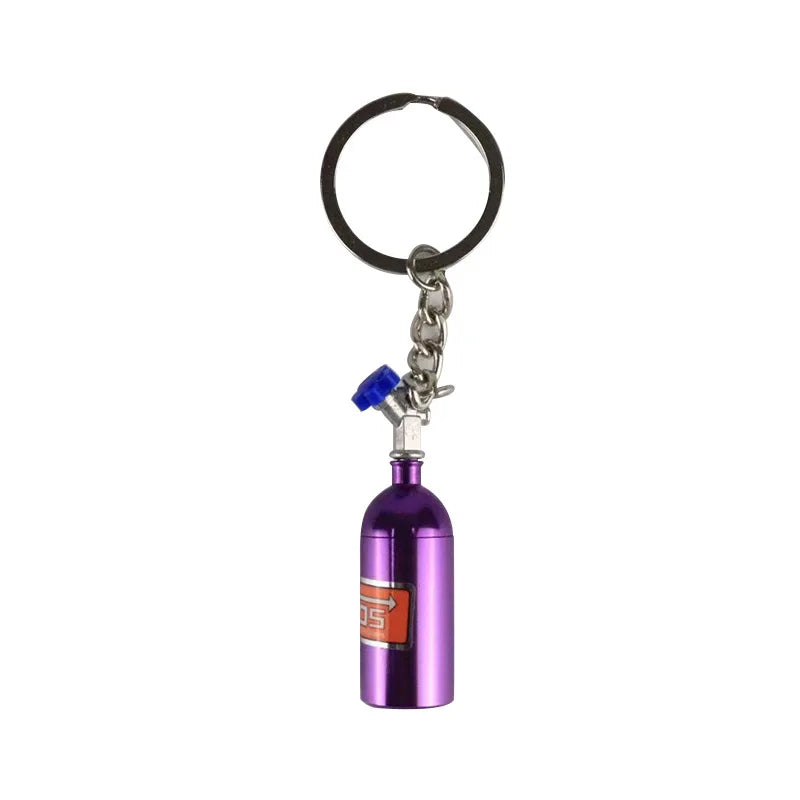 Mini NOS Nitrogen Bottle Keychains